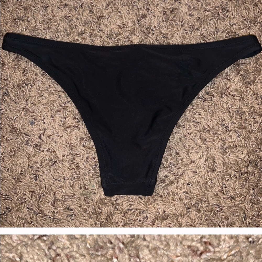 Aerie cheeky black bikini bottoms